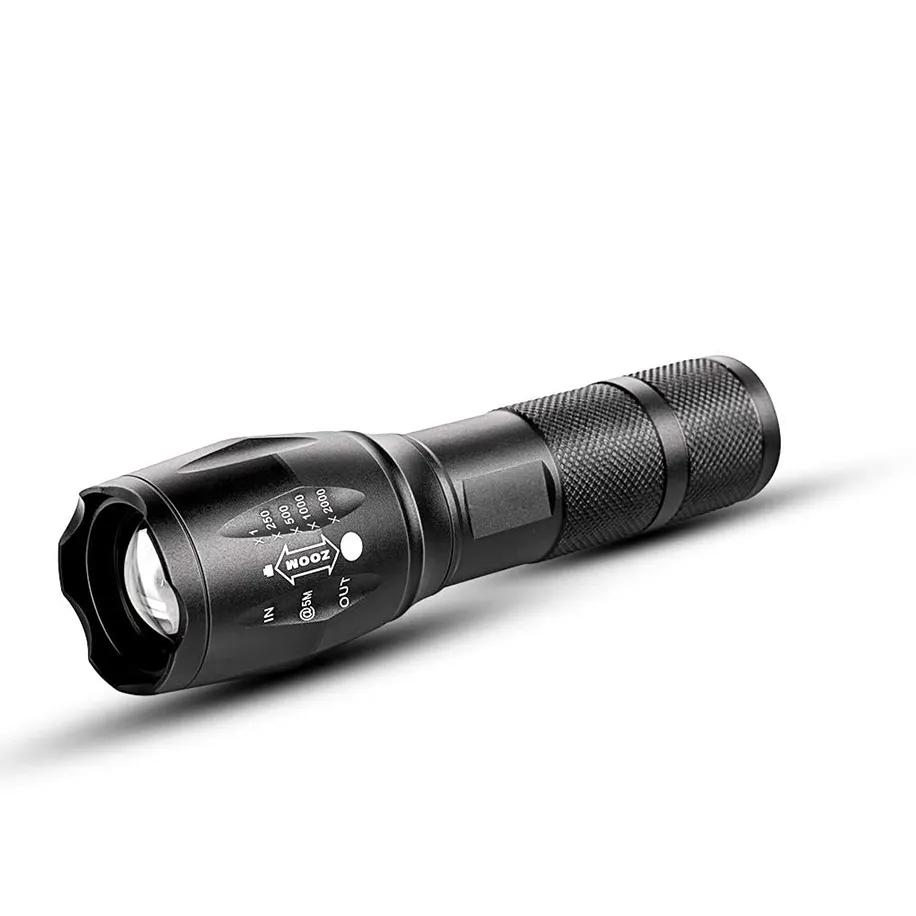 Smart Portable Powerful Flash Light Long Range 100000 Lumen Outdoor Small Led Pen Tactical Flashlight Xml-t6