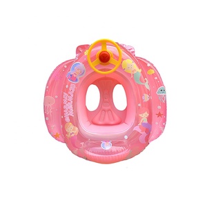 Phao bơm hơi có tay lái cho trẻ sơ sinh trẻ mới biết đi trẻ em Vòng bơi bơm hơi - Product Image 1