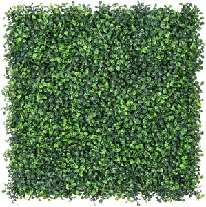 Siepe di bosso pannelli a parete pannelli a parete in erba artificiale siepe di bosso plastica finta parete verde plantas artificiales decoracion