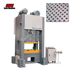 perforated metal sheet plate punching machine for number and letter abrasive disc hang tag silver coin