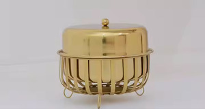 Nouvelle marmite chauffante en acier inoxydable 2026, forme ronde, finition personnalisée, casserole classique élégante, vente en gros de métal, hotpot - Product Image 5