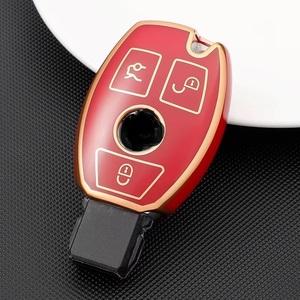 Housse de <span class=keywords><strong>protection</strong></span> pour clé de voiture en TPU souple de qualité supérieure pour <span class=keywords><strong>Mercedes</strong></span> Benz 3 boutons, coque de <span class=keywords><strong>protection</strong></span> pour clé - Product Image 4