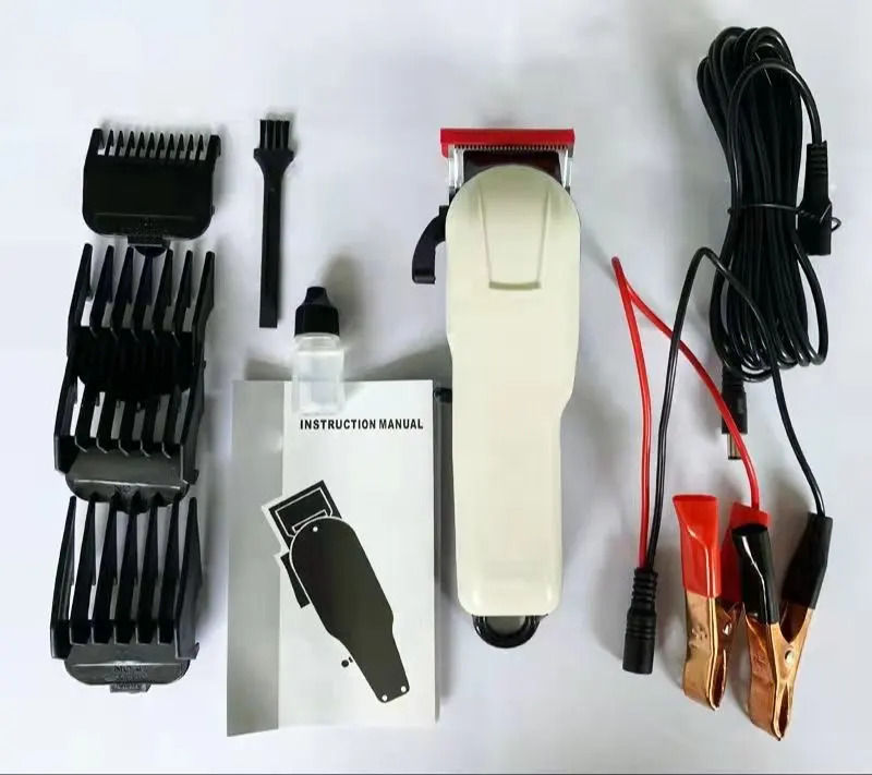 Cortadora de pelo eléctrica inalámbrica para hombre, máquina de corte de pelo eléctrica de 12V CC, Popular, profesional, África, novedad