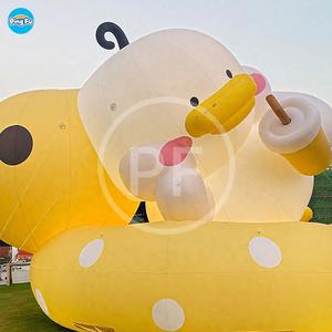 वर्ग सजावट बड़े inflatable खिलौने बतख डिजाइन inflatable बतख मॉडल विज्ञापन सजावट के लिए एलईडी लाइट के साथ - Product Image 4