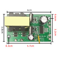 Carte de circuit imprimé onduleur à onde sinusoïdale pure, module de conversion onduleur DIY haute efficacité avec double USB et double tension