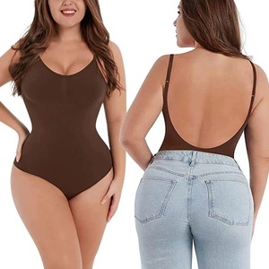 Body sculptant une pièce sans couture avec sous-vêtements extensibles respirants, contrôle du ventre, design de levage du dos, body sculptant - Product Image 1