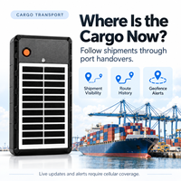 Solution de gestion des navires de transport de marchandises 4G GLONASS 2G Traceur GPS solaire Historique des itinéraires de transfert portuaire Stockage hors ligne PC Auto