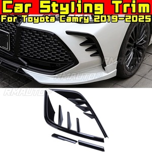 For Toyota Camry 2019-2025 Exterior Accessories Car <b>Styling</b> Trim <b>Head</b> Light Lamp Eyelids Eyebrow Headlight Decoration Body Kit - Product Image 2