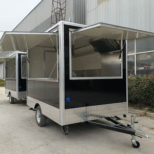 Chariot de nourriture mobile d'extérieur certifié DOT Remorque alimentaire remorquable standard avec équipement de cuisine - Product Image 1