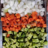Komkommersnijmachine Zoete Aardappel Apple In Blokjes Gesneden Wortel Kleine Blokje Groentetomatenblokje Snijmachine