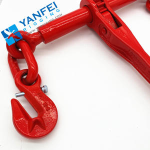 Tenditore a cricchetto G80 per carichi pesanti con ganci di sicurezza per pianali, camion, rimorchi e trasporto legname - Product Image 5