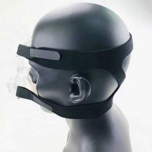 <span class=keywords><strong>Mascarilla</strong></span> Nasal de oxígeno para uso médico, correa de cabeza estándar de 4 puntos, soporte CPAP, color negro - Product Image 3