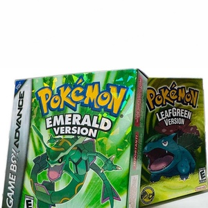 Boîte de jeu GBA de qualité supérieure en 5 couleurs : vert feuille, rouge feu, rubis, saphir, émeraude, finition holographique métallique - Product Image 1