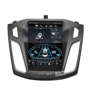 10,4 "Tesla-Stil Android Auto Video Multimedia DVD GPS-Player für Ford Focus 3 2012-2017 Radio Stereo Head Unit Unterstützung Carplay