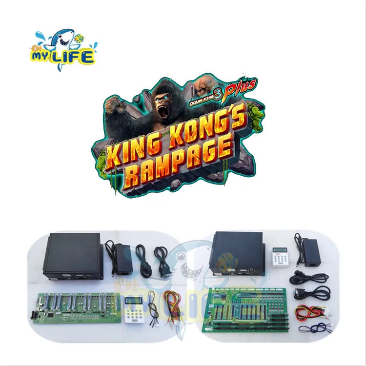 China Arcade High Holding Englische Version Glücksspiel Fähigkeit Fisch Brettspiele KingKong Rampage