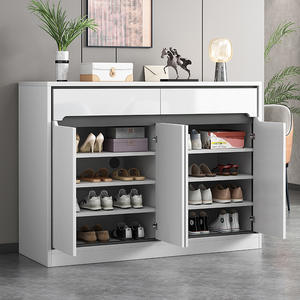 Scarpiera <span class=keywords><strong>per</strong></span> Casa e da <span class=keywords><strong>Esterno</strong></span>, Armadietto Porta Scarpe a Grande Capienza, Scaffale <span class=keywords><strong>per</strong></span> Scarpe Semplice e Moderno - Product Image 2