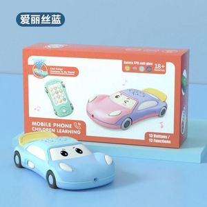 Early Education Safe Soft Glue Kids Musical Baby <b>Sleeping</b> Music <b>Lighting</b> Night Car Toys Crib Mobile Phone Projector Lamp - Product Image 2