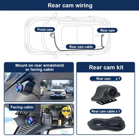 Caméra embarquée spécifique au véhicule pour Kia Sonet, 2K QHD WiFi WDR, mode stationnement, super condensateur, ADAS