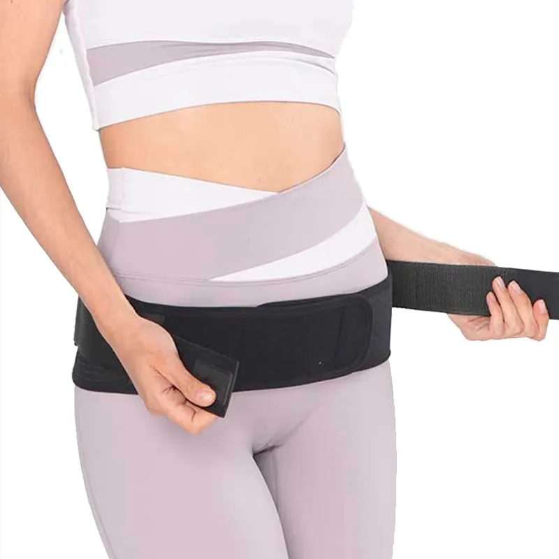 Customized Logo Neoprene Elastic Back Waist Support Belt Trainer For Men Waist Trimmer Slimming Band