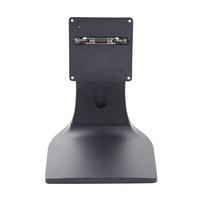 Support d'écran tactile de bureau en alliage d'aluminium de haute qualité et stable avec câble dissimulé, noir, en stock pour utilisation en point de vente