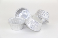 Moule à pain miniature en aluminium argenté, résistant au four, 100 ml, récipient jetable pour la cuisson du pain fait maison, idéal pour les cadeaux