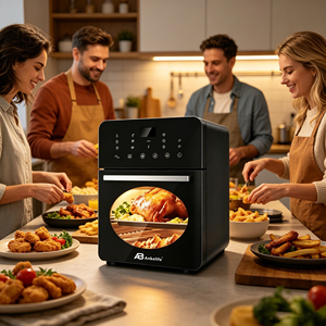 Friggitrice ad Aria Anbolife 10L Solo per Vendita all'Ingrosso, Senza PFAS, 80% Meno Grassi, Formato Famiglia, 10 Menu Preimpostati e Schermo Touch <span class=keywords><strong>Elettronico</strong></span> - Product Image 3