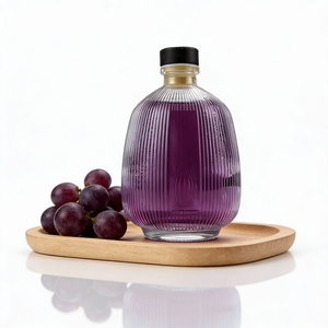 Bouteille <span class=keywords><strong>de</strong></span> vin <span class=keywords><strong>de</strong></span> fruits <span class=keywords><strong>de</strong></span> 385 ml, verre côtelé avec <span class=keywords><strong>base</strong></span> ronde, bouteille <span class=keywords><strong>de</strong></span> spiritueux, directement <span class=keywords><strong>de</strong></span> l'usine - Product Image 6