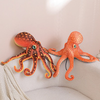 Boneka Gurita Hewan Laut Realistis Grosir Pabrik, Boneka Gurita Isi Dakron Mirip Asli, Mainan Hewan Laut untuk Hadiah Ulang Tahun Anak