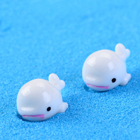 3D Micro Garden Landschaft Delphin Figur Wal Aquarium Dekor Miniatur Figuren Charms Mini Harz Wal Aquarium Ornamente