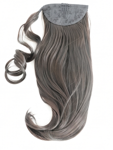 Extension de queue de cheval synthétique mini enroulable fabriquée en Corée, petite pince à cheveux pour femme - Product Image 1