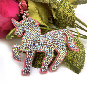 Portachiavi con pendente in cristallo di diamante - Product Image 6