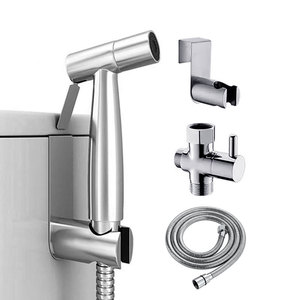 Hot Selling Muslim Bidet Faucet Shower Modern Jet Stainless Steel Bidet Spray High Pressure Handheld Bidet Sprayer