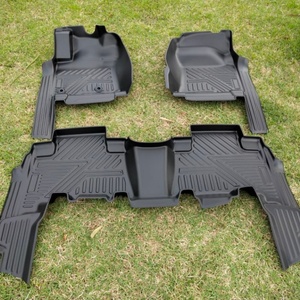 อุปกรณ์ตกแต่งรถยนต์ พรมปูพื้นรถยนต์ 3 มิติ 4 มิติ 5 มิติ TPE สำหรับรถยนต์โตโยต้า ปาโด้ ปี 2018 - Product Image 5