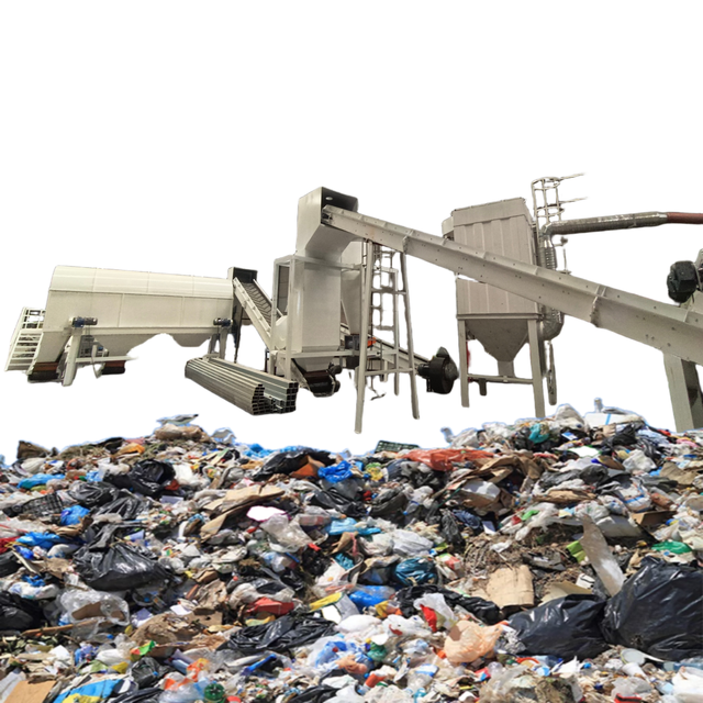 Municipal Solid Waste Sorting Plant 50-200T/Day MSW Recycling System Waste Processing Equipment