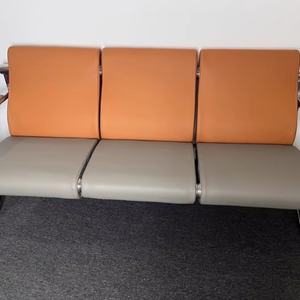 Factory Wholesale Price Silver Salon <b>Waiting</b> <b>Chair</b> Long <b>Chair</b> Multi-<b>chair</b> <b>Waiting</b> Sofa Hall <b>Waiting</b> Sofa - Product Image 2