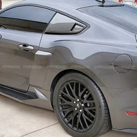 Couvre-lamelles latérales de style MP en fibre de carbone pour Ford Mustang 2015+ Lamellettes latérales