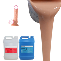 Caoutchouc de Silicone Liquide en Gros pour Moulage Corporel, Non Toxique, Platine Catalysé, pour Jouets Sexuels