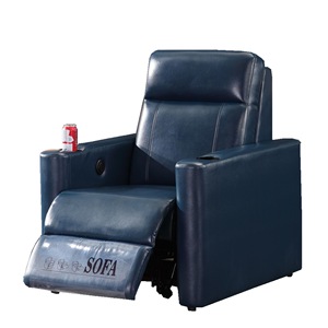 <b>Single</b> Seat Leather <b>Recliner</b> Chair Electric Function Home <b>Theater</b> Sofa With Storage Space For Adults And Elderly - Product Image 5