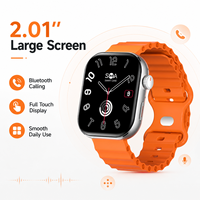 Reloj Inteligente OEM Square Calling con Pantalla TFT de 2.01 Pulgadas, Carga Inalámbrica, Reloj Deportivo para Venta al por Mayor