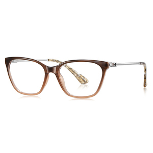 LS206 Katzenaugen-Brille mit Tiermuster und Blaulichtfilter für Damen, Schwarze Fassung, Ovale und Eckige Gesichtsformen, Minimalistisch, Raffiniert, Europäischer Stil - Product Image 6