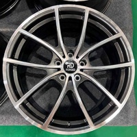 Jantes forgées personnalisées de 17 à 24 pouces, grises, usinées, pour BMW Série 3, Série 5, M3, M4, Mercedes-Benz Classe C, Audi A4, A6, A7, Porsche Cayenne