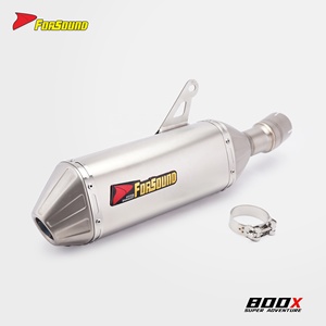 Système d'échappement slip-on KOVE 800X pour moto de course, prix de gros usine Forsound - Product Image 2