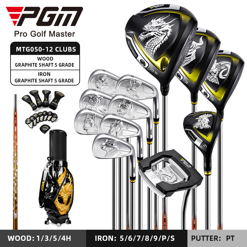 Driver S Graphite Shaft + Irons S 950 Steel Shaft Black  Driver S, Varilla de Grafito + Hierros S, Varilla de Acero 950, Negro