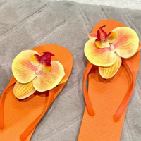Clips de chaussures en forme d'orchidée artificielle, 3D, réalistes, amovibles, décorations pour chaussures à talons hauts, sandales, accessoires de chaussures DIY