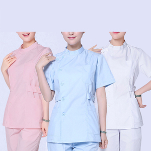 Blue Short-Sleeved Surgical Clothing Beauty Oral Pet Doctor <strong>Uniforms</strong> Lab Coat Pharmacy Nurse Set Pet <strong>Clinic</strong> Veterinary Office - Product Image 1