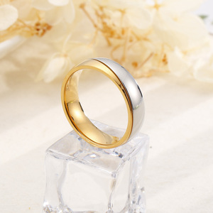 Bague de fiançailles en acier inoxydable de style coréen Design Couple Anneaux de couple frais <span class=keywords><strong>pour</strong></span> hommes et femmes simples intégrés - Product Image 3
