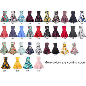 KK000250 Vestido de Verano para Niñas de 10 Años, Diseño Floral Retro Vintage sin Mangas, Algodón, OEM - Product Image 6