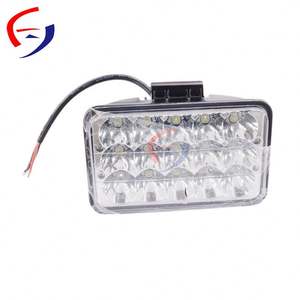 Excavadora 24V Luz de difusión súper brillante para camión de motor Camión agrícola Faro Led Cuadrado 15 Cuentas 45W - Product Image 5