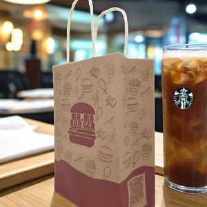 Bolsas de Compra de Papel Kraft Personalizadas Directas de Fábrica con Logotipo, Bolsas de Regalo de Lujo Ecológicas - Product Image 4