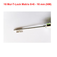 Llave Mágica Haoshi de Doble Punta No. #   Juego de Herramientas Haoshi para Decodificador de Llaves Maestras de Cerraduras Mul-T-Lock Matrix 6+6 - 16 mm (NM)